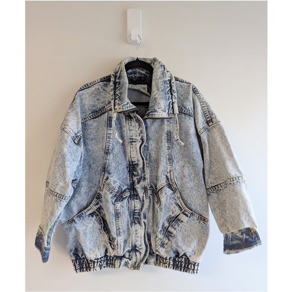 Vintage Jackets & Blazers - Vintage DEB Acid Wash Denim Jacket